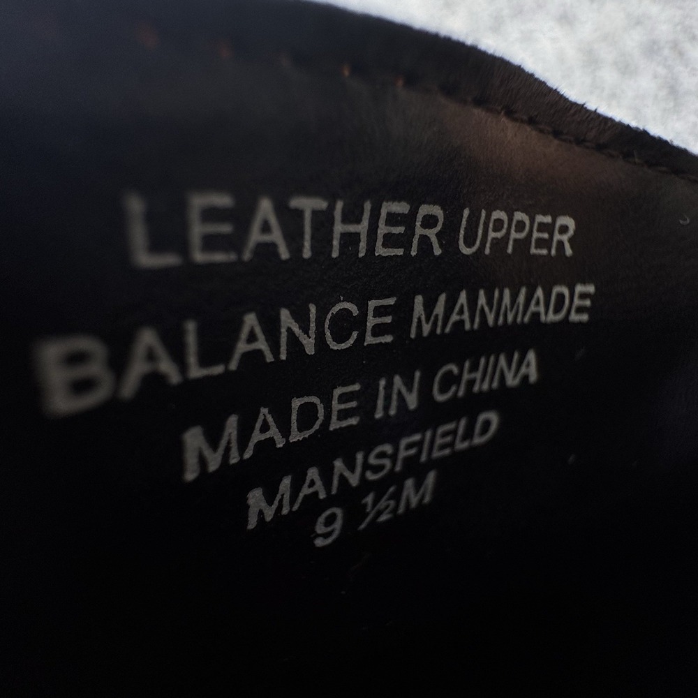 Jennifer Moore Mansfield Tan Leather Loafers Women's Sz 9.5 Block Heel Bow - Picture 8 of 10